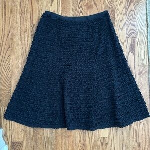 Michael Kors | Ruffled Black Skirt | Size 4